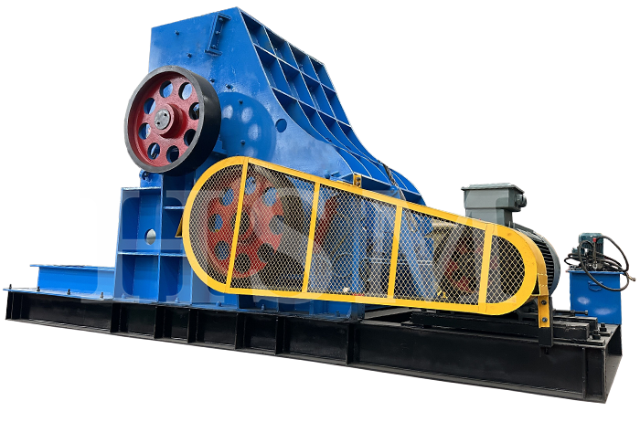 雙級(jí)粉碎機(jī)對(duì)輥破碎機(jī)、河卵石制砂機(jī)、石頭制砂機(jī)大圖